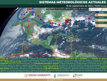 En septiembre se esperan tres