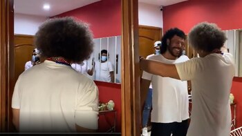 René Higuita sorprendió al Pibe Valderrama. ¡Qué reencuentro!- Foto: Captura - video