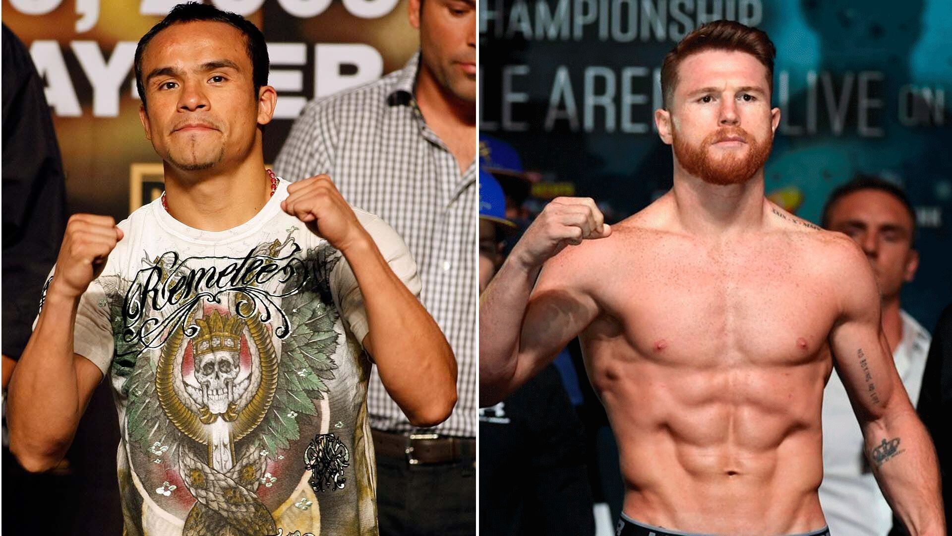 Juan Manuel Márquez señaló lo que espera del combate entre Canelo Álvarez y Terence Crawford (Fotos: Getty Images)