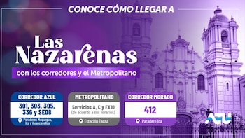 Metropolitano cambia sus recorridos este 3 de octubre por procesión del Señor de los Milagros: conoce las rutas alternas