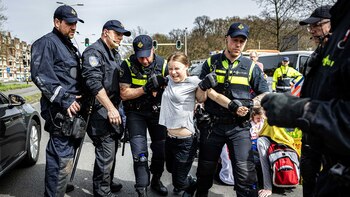 El momento del arresto de