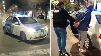 El sospechoso luego de la