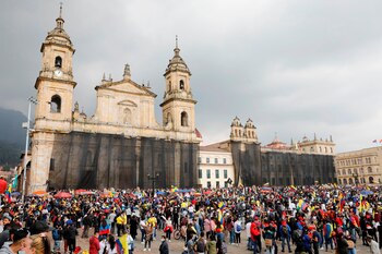 Campesinos de diferentes regiones del
