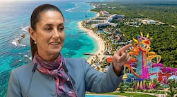 Cambio de postura: reviven video de Sheinbaum celebrando los mil 500 mdd en Mahahual que ahora investiga Semarnat