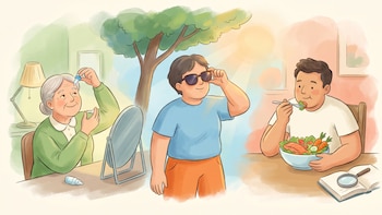 10 hábitos saludables para cuidar la vista