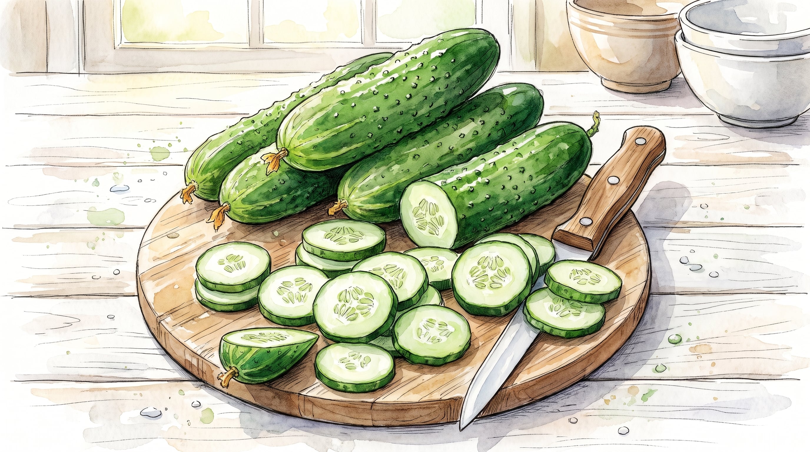 Los pepinos aportan hidratación y pocas calorías en una sola porción. (Imagen Ilustrativa Infobae)