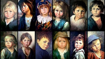 Varios retratos de la serie