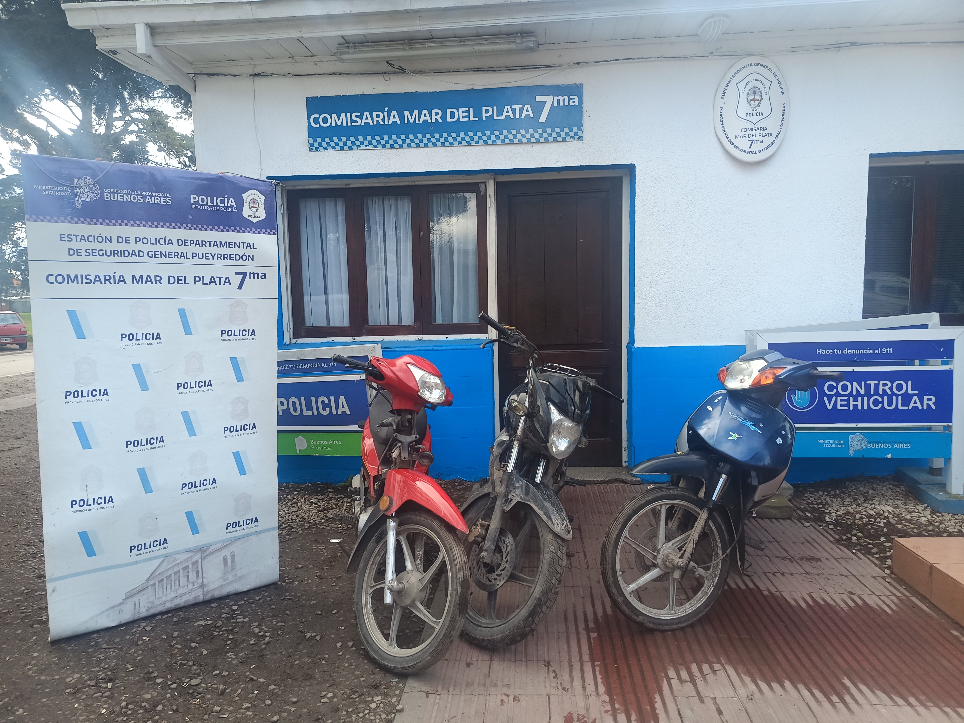 Tres motos fueron secuestradas en los operativos