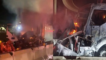 Mortal accidente en la Autopista