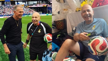 Este es Fernando Ruiz, utilero de confianza del director técnico de Ghana, que enfrentará a Colombia en los dieciseisavos de final del Mundial 2026