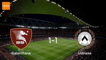 Salernitana 1 - 1 Udinese