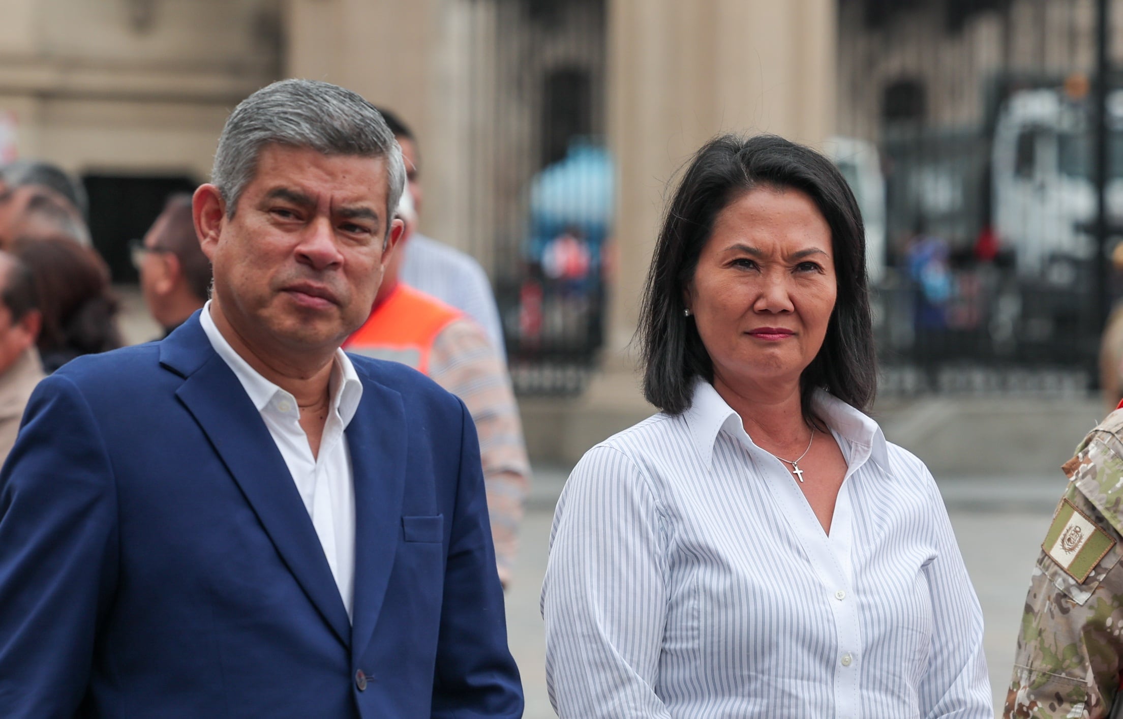 Luis Galarreta y Keiko Fujimori.