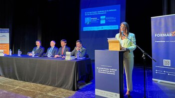 La Dra. Rocío Alcalá, presidenta