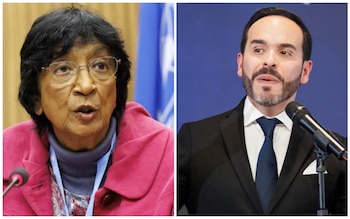 Navanethem Pillay, Nobel de Paz 2026 y Abelardo de la Espriella