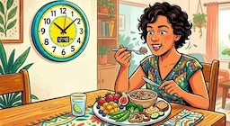Cómo la velocidad al comer y la textura de los alimentos pueden impactar en el peso corporal