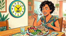 Cómo la velocidad al comer y la textura de los alimentos pueden impactar en el peso corporal