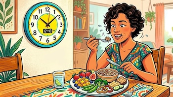 Cómo la velocidad al comer y la textura de los alimentos pueden impactar en el peso corporal