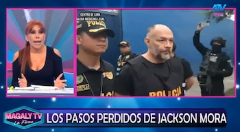 Magaly Medina sorprende al defender a Jackson Mora: “Me pongo en los zapatos de estas personas”. Captura: Magaly TV La Firme.