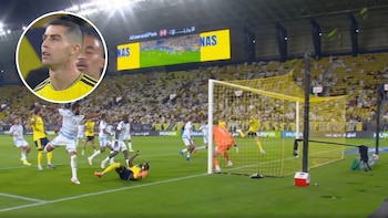 Los increíbles fallos de Cristiano Ronaldo en el triunfo del Al Nassr: un penal desviado y una chance sin arquero