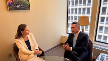 Alito Moreno se reúne con Corina Machado, hizo una comparación entre México y Venezuela