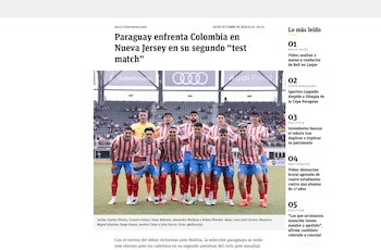 Uno de los diarios más importantes de Asunción explicó lo que será el duelo ante Colombia-crédito ABC Paraguay
