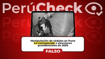 Es falso que video de ‘anforazo’ en Puno pruebe ‘fraude’ en las Elecciones Generales 2026