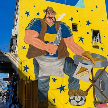 Riccardo Calafiori de vacaciones en Buenos Aires