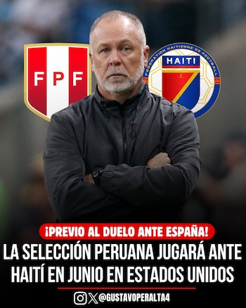 Tercera prueba para Mano Menezes al mando de la selección peruana. Crédito: X Gustavo Peralta.