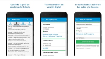La sección Trabajo/Mis Empleos en Mi Argentina permite ver el detalle de cada relación laboral y la liquidación de haberes