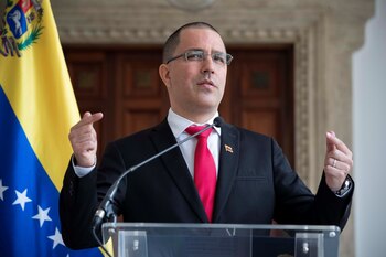Fotografía del excanciller Jorge Arreaza