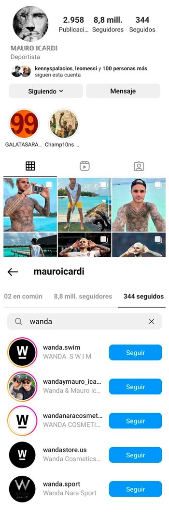 Mauro Icardi dejó de seguir