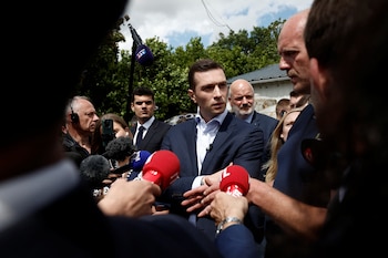 Jordan Bardella. (Benoit Tessier/Reuters)