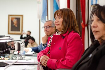 La presidenta de la Convención