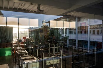 Un aula de la escuela