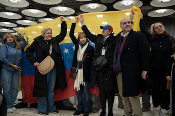 Los vascos liberados por Venezuela