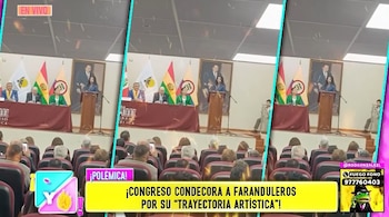 Christian Domínguez recebeu uma condecoração no Congresso pela sua contribuição ao país: “Muito obrigado por este prêmio”. Navio: Amor e Fogo.