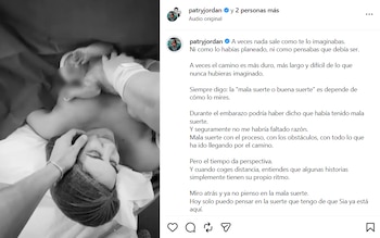 Patry Jordán da a luz a su primera hija tras meses de críticas por su físico (Instagram)