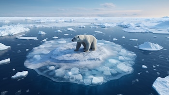 Un iceberg de gran tamaño