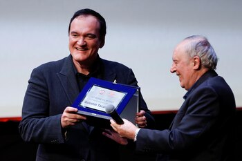 Quentin Tarantino y Argento en