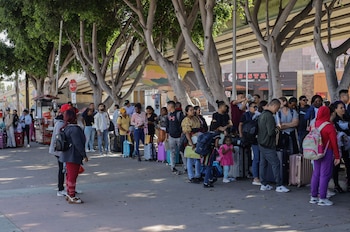 El cruce de Tijuana y San Diego es la frontera más transitada del mundo (EFE)