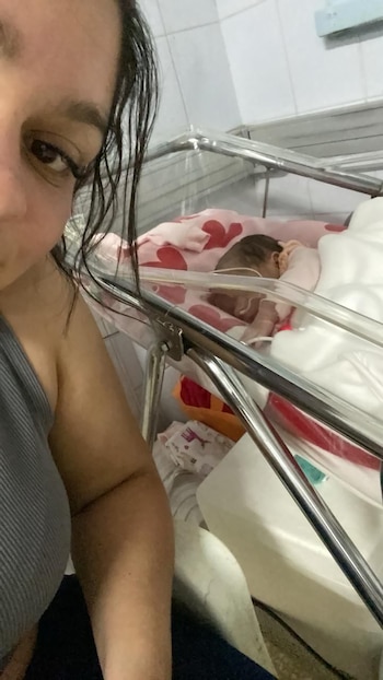 Martina pasó un mes en