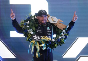 Valtteri Bottas consiguió la pole