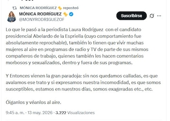 crédito @MONYRODRIGUEZOF/X