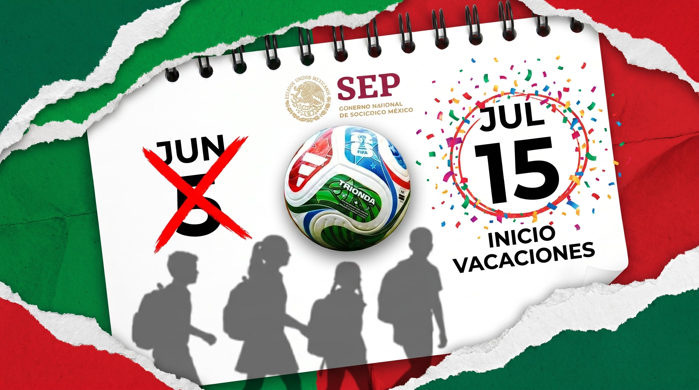 El calendario escolar del ciclo 2025-2026 se mantiene vigente en el país por el Mundial 2026 (Imagen Ilustrativa Infobae)