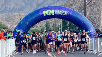 La largada del maratón está