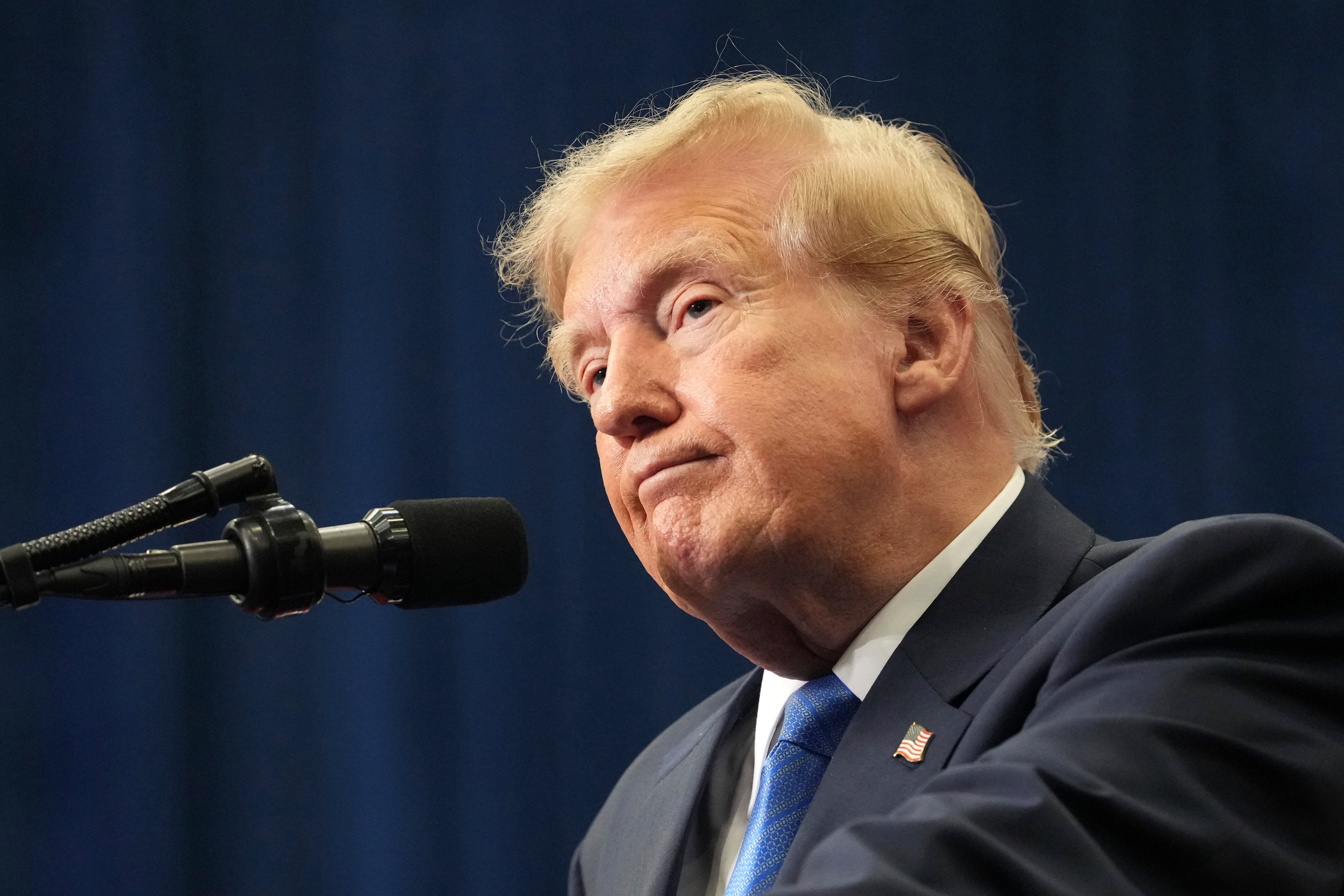 El presidente de Estados Unidos, Donald Trump. (AP Foto/Mark Schiefelbein)