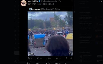 Comentario Lola Índigo atropello masivo