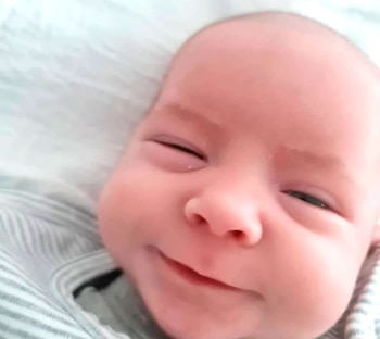 El pequeño Félix, recién nacido