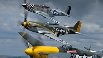 Algunos de los aviones que