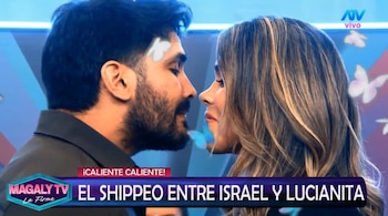 Luciana Roy confiesa que Israel Dreyfus le gusta y él responde: “Hubo mucha química”. Captura: Magaly TV La Firme.